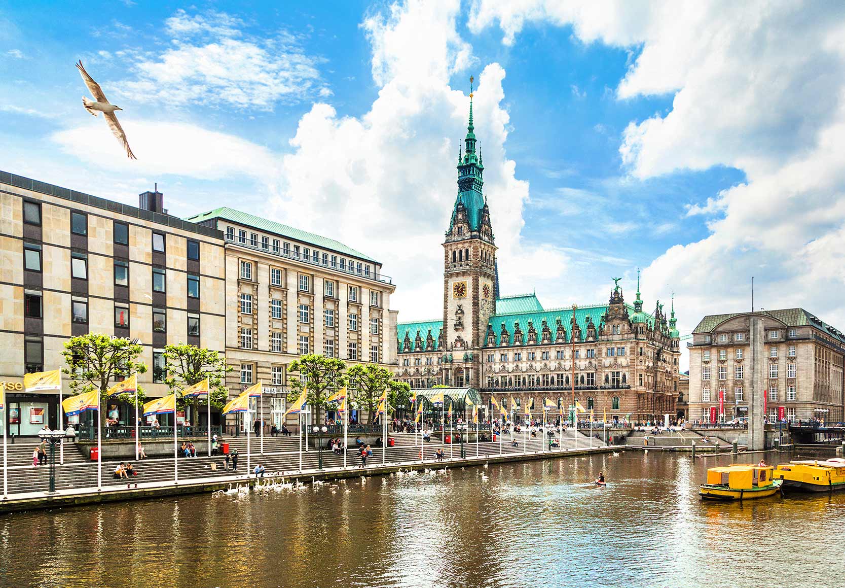 Hamburger Rathaus -Sehenswürdigkeiten hamburg